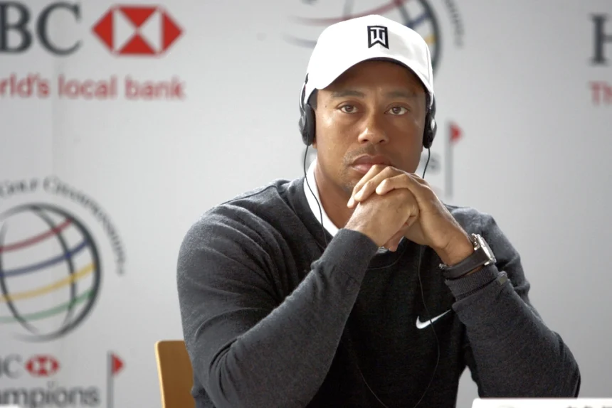 tiger Tiger Woods k poruše Ježíškových saní